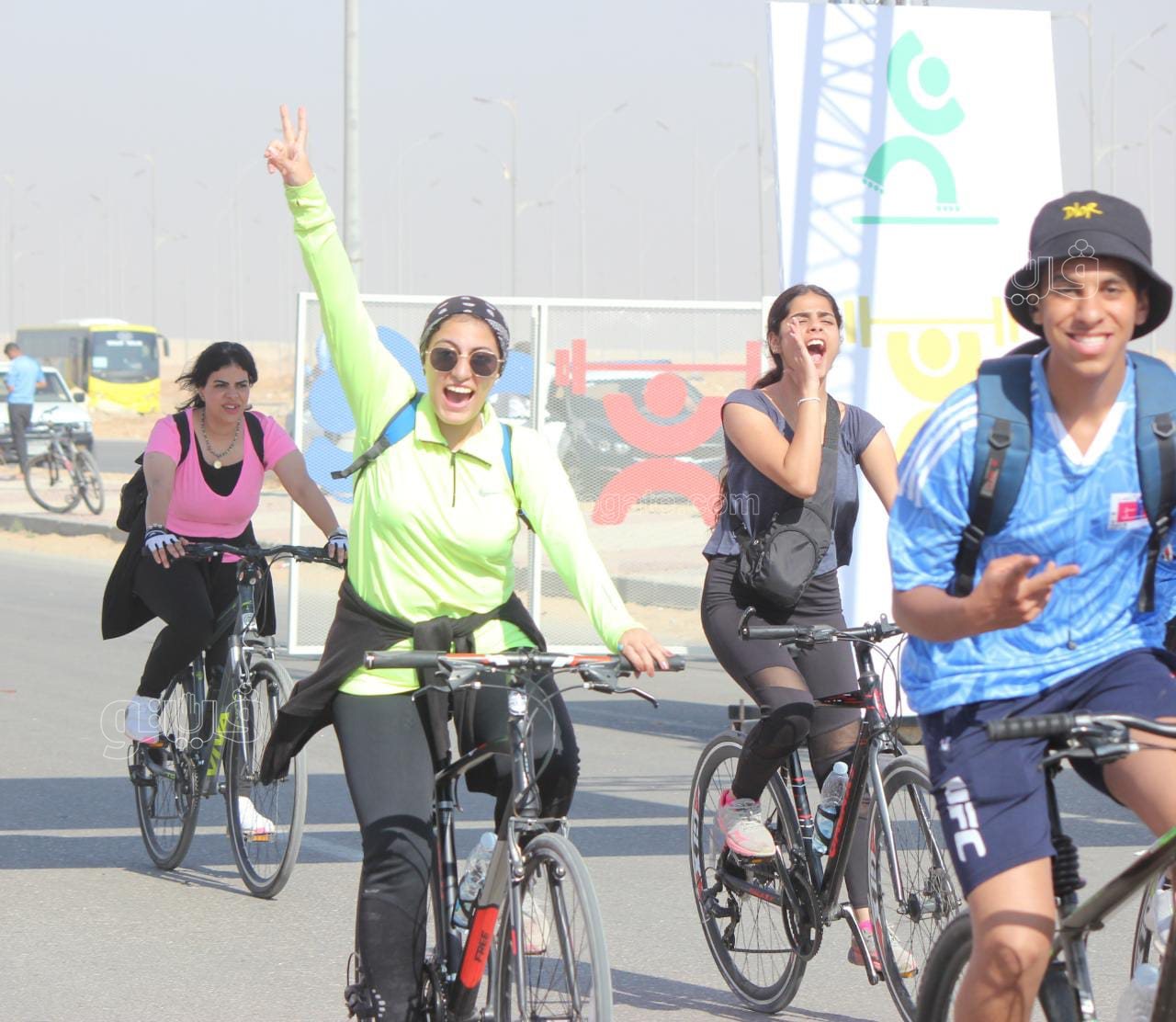 احتفالية باليوم العالمي للدراجات في العاصمة الإدارية (17)