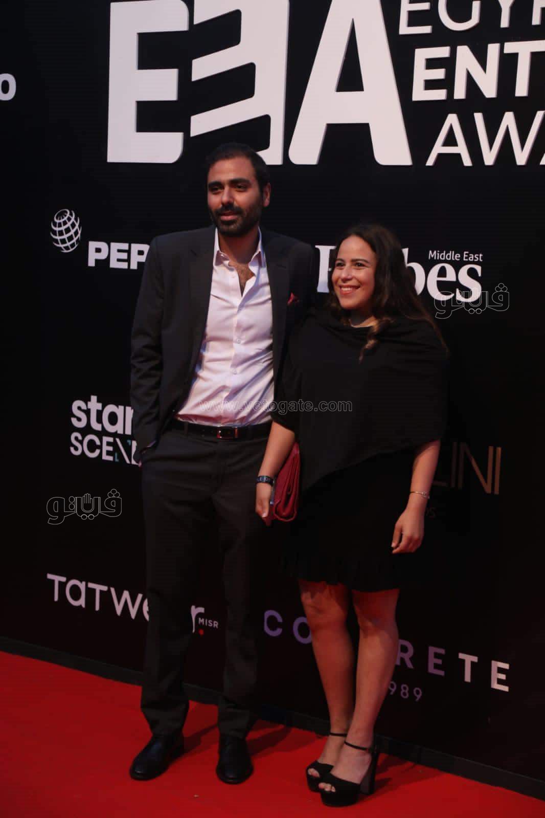 نجيب وسميح ساويرس والمشاط  في حفل إعلان جوائز ريادة الأعمال EEA (7)