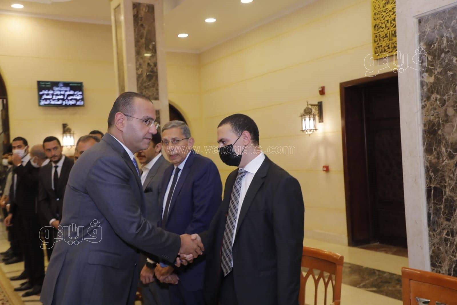  عزاء وزير الصناعة الأسبق (18)