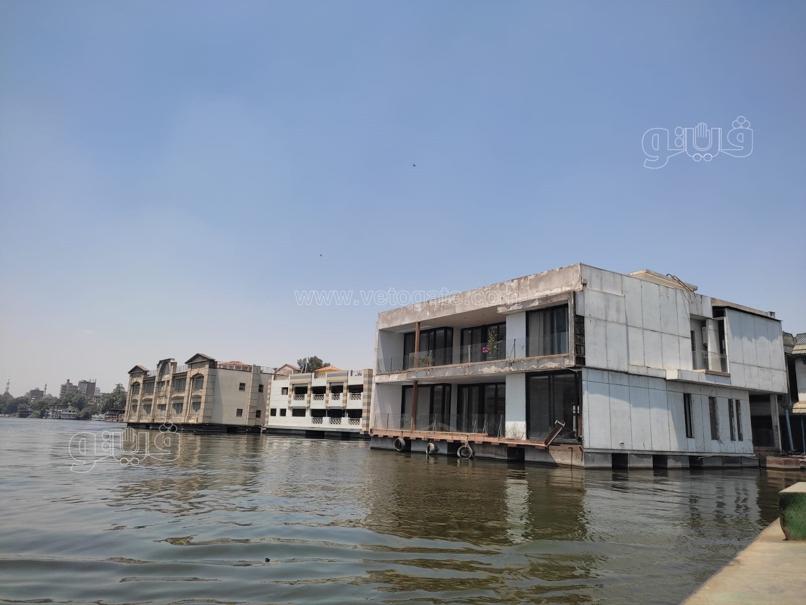 ازالة اكثر من 15 عائمة على نيل القاهرة (7)