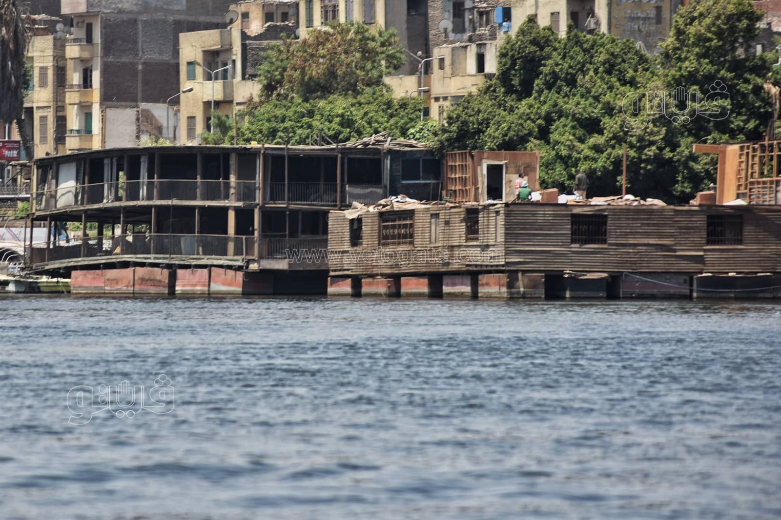 ازالة اكثر من 15 عائمة على نيل القاهرة (9)