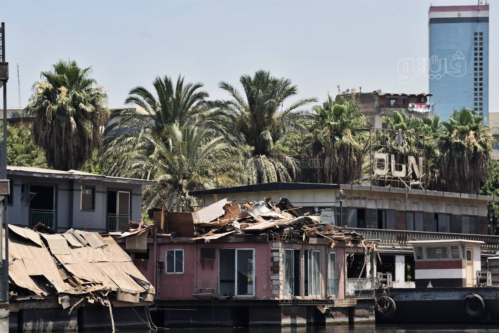 ازالة اكثر من 15 عائمة على نيل القاهرة (10)