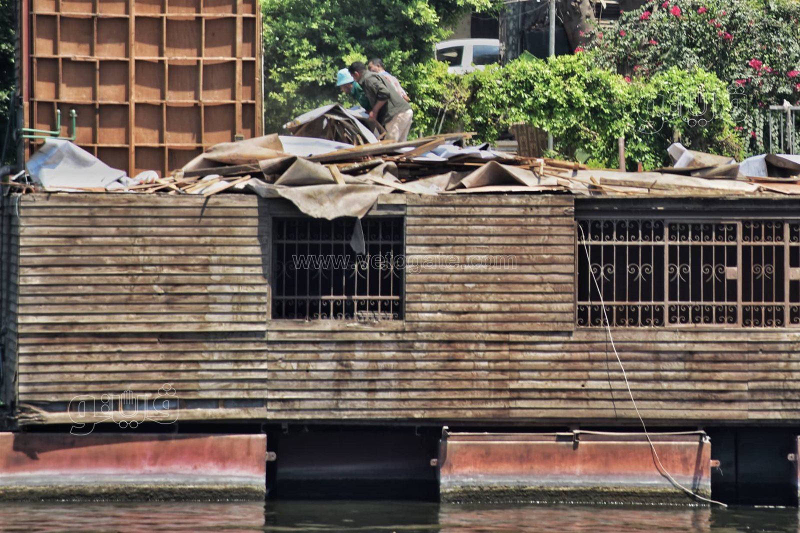 ازالة اكثر من 15 عائمة على نيل القاهرة (16)