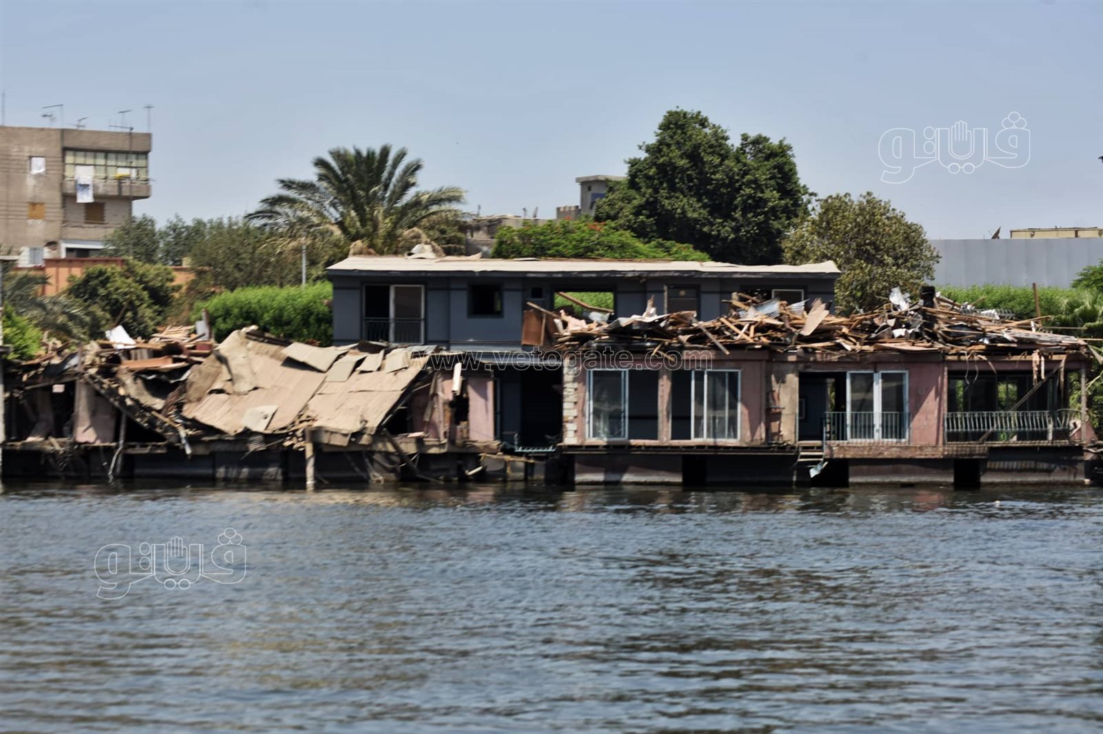 ازالة اكثر من 15 عائمة على نيل القاهرة (17)