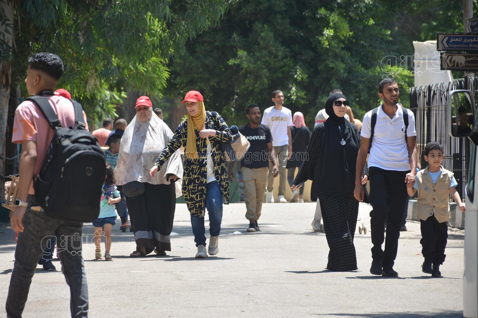 حديقة الحيوان أبرز مزارات المواطنين للاحتفال بالعيد (37)