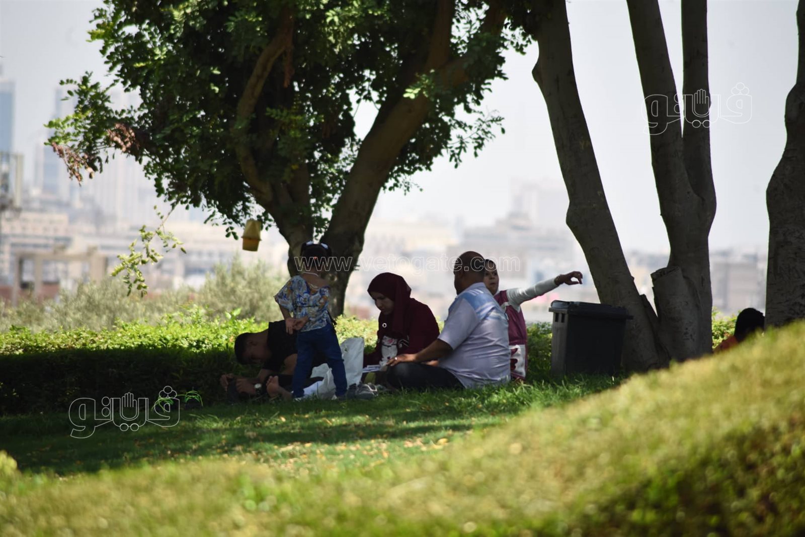 الأسر والعائلات تسيطر على احتفالات أول أيام العيد في الحدائق (3)