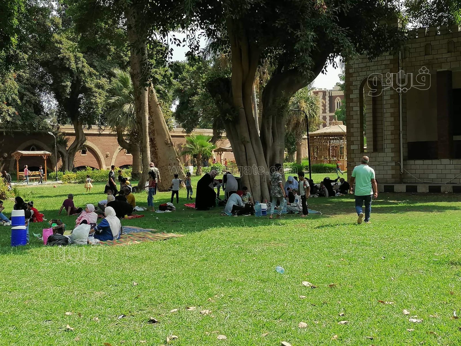 قعدة النيل والملاهي.. أبرز مظاهر احتفال زوار القناطر الخيرية بثالث أيام العيد (12)