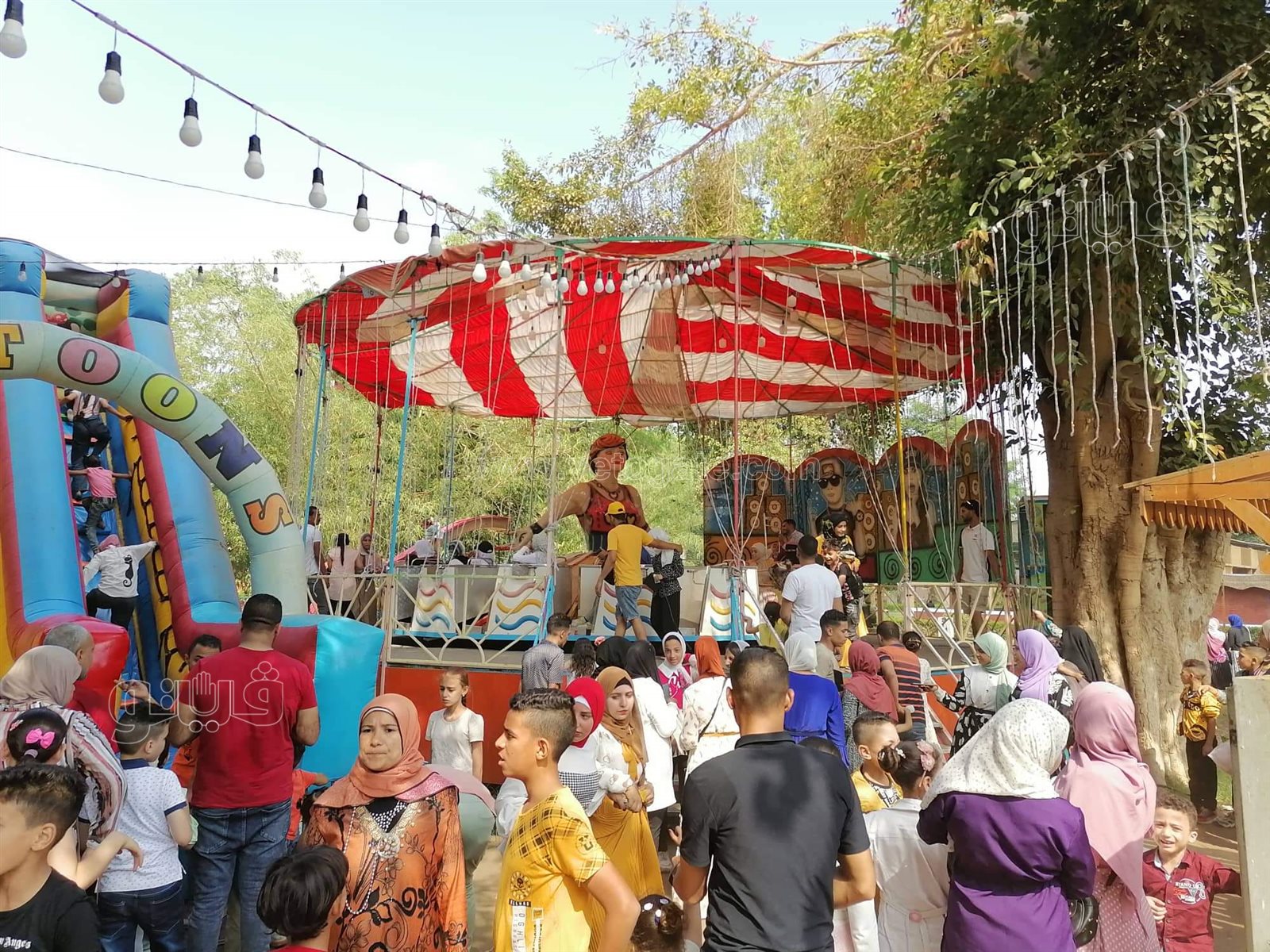 قعدة النيل والملاهي.. أبرز مظاهر احتفال زوار القناطر الخيرية بثالث أيام العيد (50)