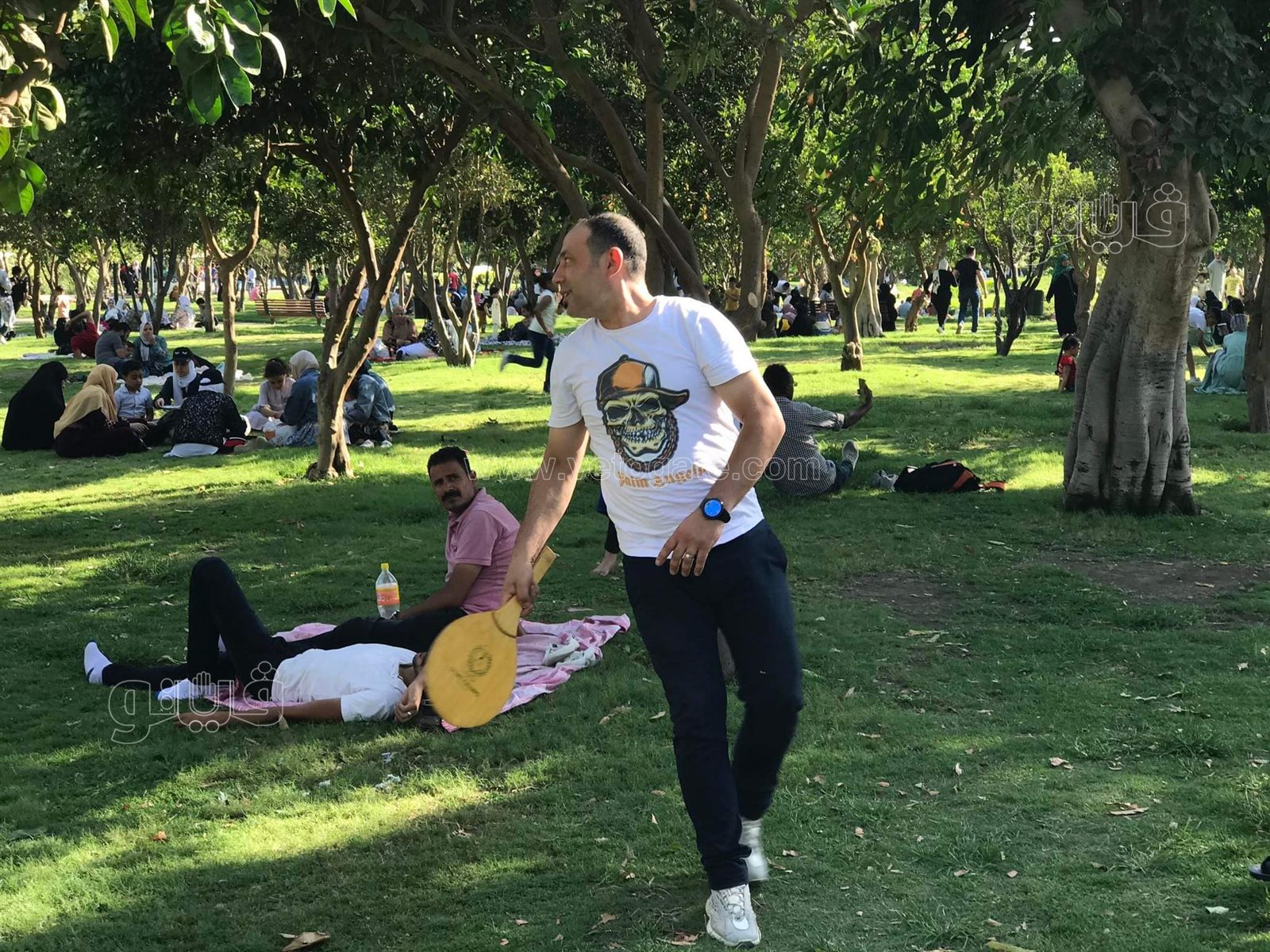 كرة القدم والباتيناج يسيطران على احتفالات إجازة العيد بحديقة الأزهر (2)