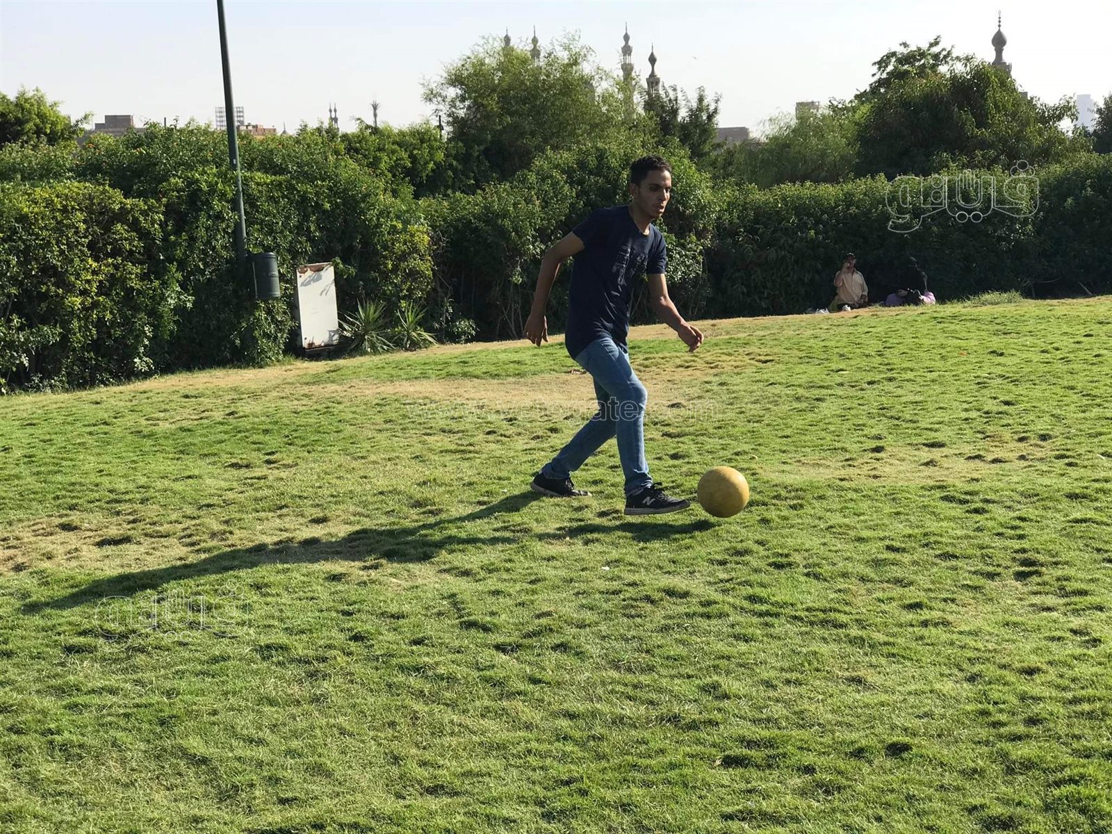 كرة القدم والباتيناج يسيطران على احتفالات إجازة العيد بحديقة الأزهر (4)