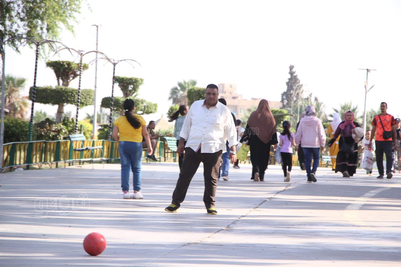 إقبال كبير على الحديقة الدولية خامس أيام إجازة العيد (5)