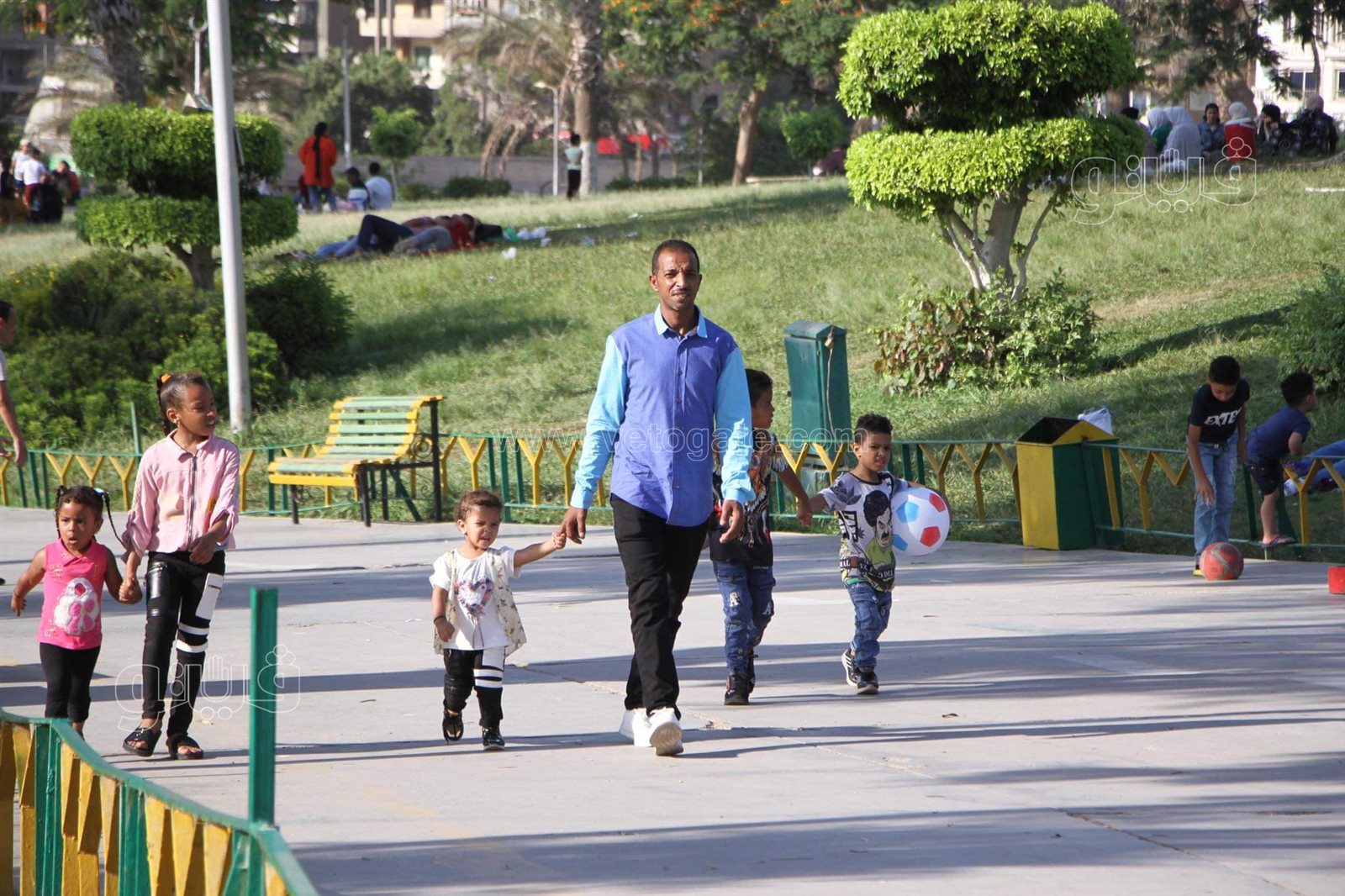 إقبال كبير على الحديقة الدولية خامس أيام إجازة العيد (16)