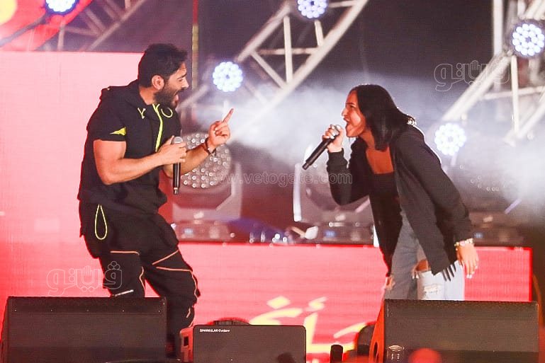  تامر حسني يتالق بحفل جماهيري في إطلاق عشأنجي (23)