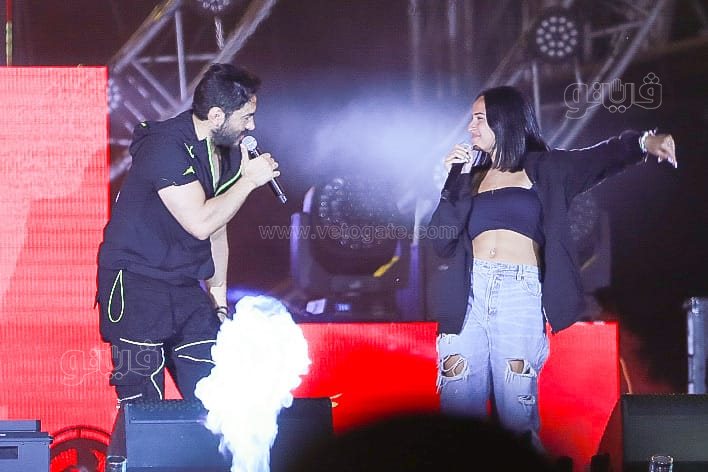  تامر حسني يتالق بحفل جماهيري في إطلاق عشأنجي (26)