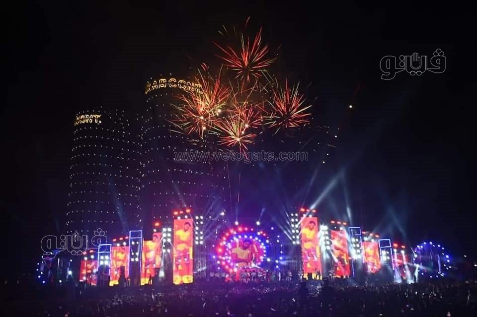  تامر حسني يتالق بحفل جماهيري في إطلاق عشأنجي (36)