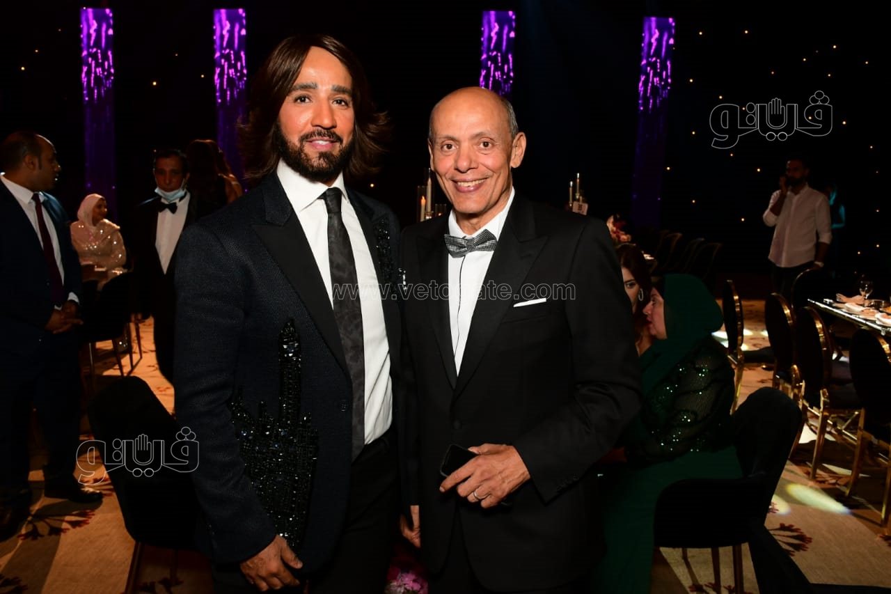 نجوم الفن والمشاهير في زفاف ابنة عصام إمام شقيق الزعيم (1)