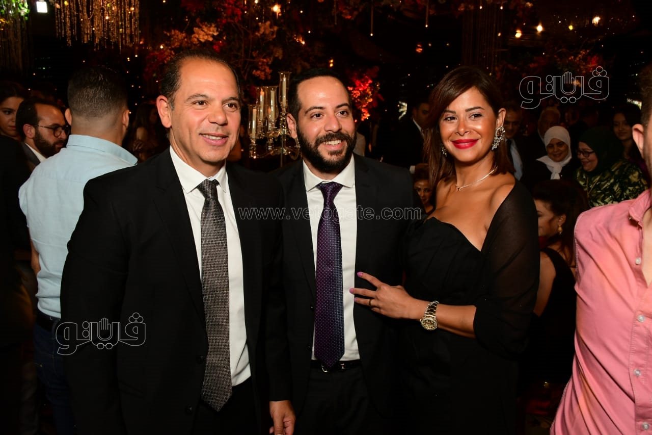 نجوم الفن والمشاهير في زفاف ابنة عصام إمام شقيق الزعيم (8)