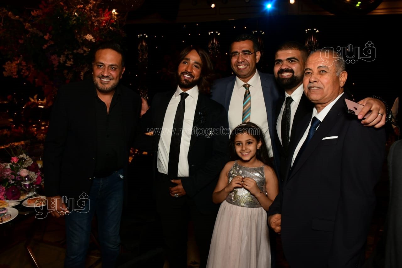 نجوم الفن والمشاهير في زفاف ابنة عصام إمام شقيق الزعيم (11)