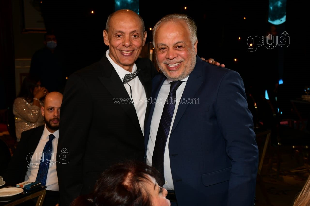 نجوم الفن والمشاهير في زفاف ابنة عصام إمام شقيق الزعيم (19)