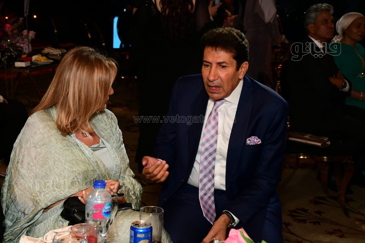 نجوم الفن والمشاهير في زفاف ابنة عصام إمام شقيق الزعيم (24)