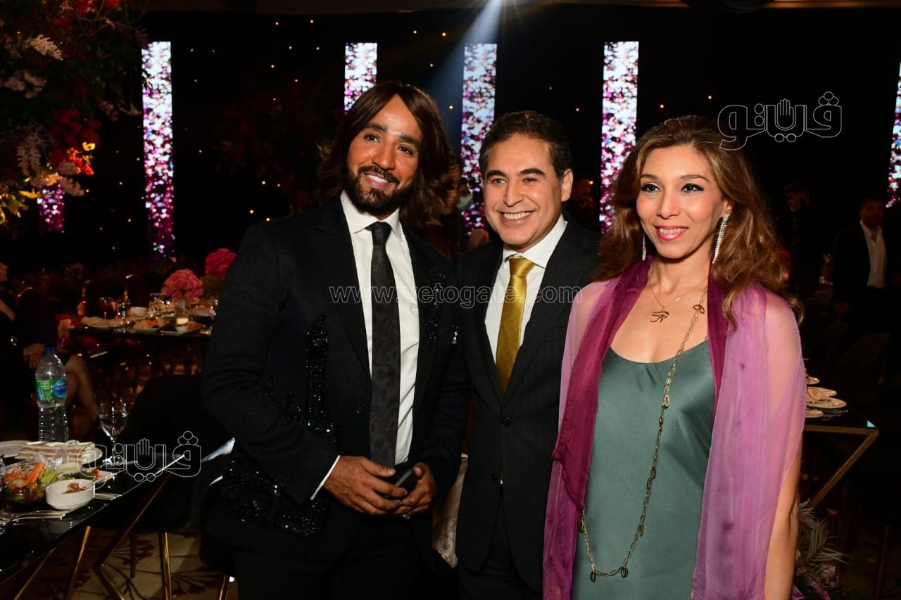 نجوم الفن والمشاهير في زفاف ابنة عصام إمام شقيق الزعيم (30)