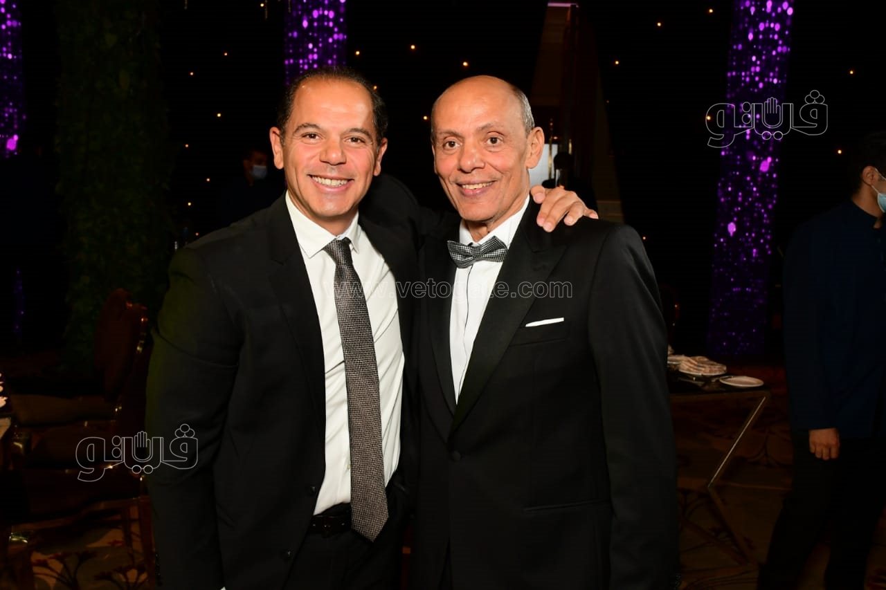 نجوم الفن والمشاهير في زفاف ابنة عصام إمام شقيق الزعيم (37)