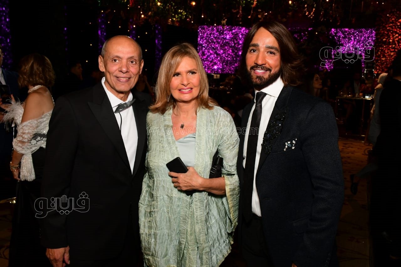 نجوم الفن والمشاهير في زفاف ابنة عصام إمام شقيق الزعيم (40)