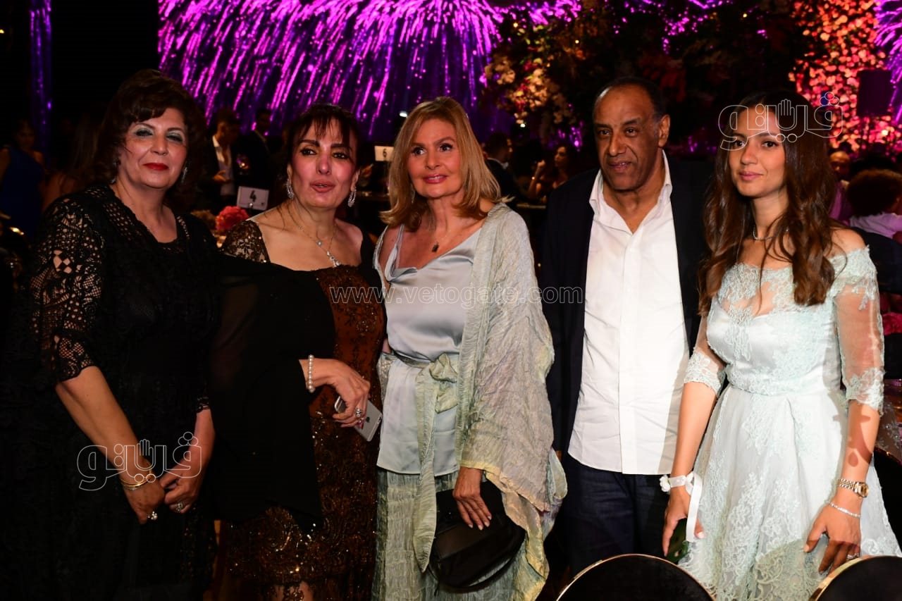 نجوم الفن والمشاهير في زفاف ابنة عصام إمام شقيق الزعيم (49)