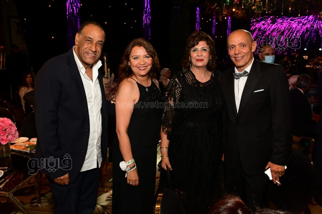 نجوم الفن والمشاهير في زفاف ابنة عصام إمام شقيق الزعيم (57)