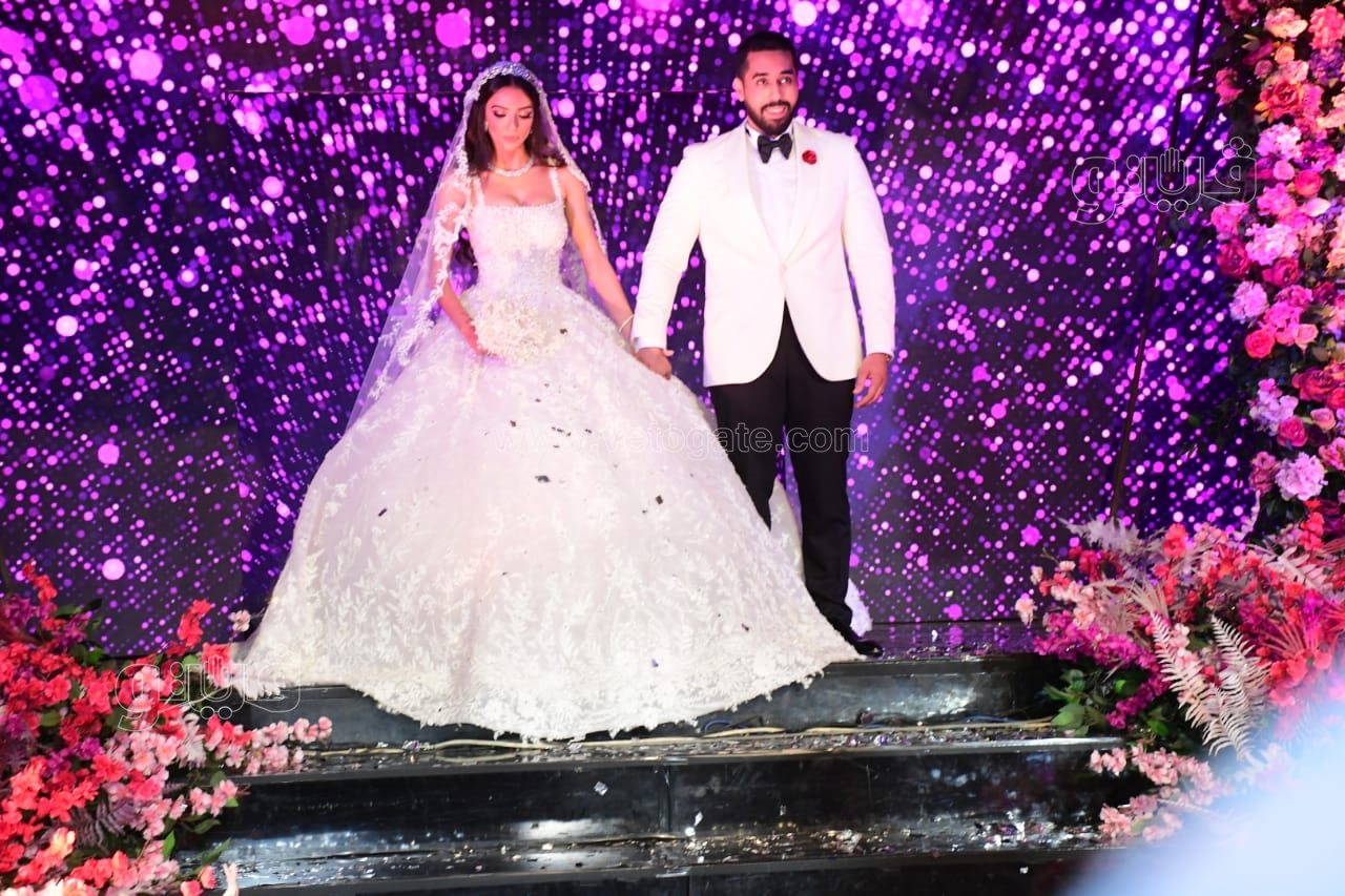 نجوم الفن والمشاهير في زفاف ابنة عصام إمام شقيق الزعيم (58)