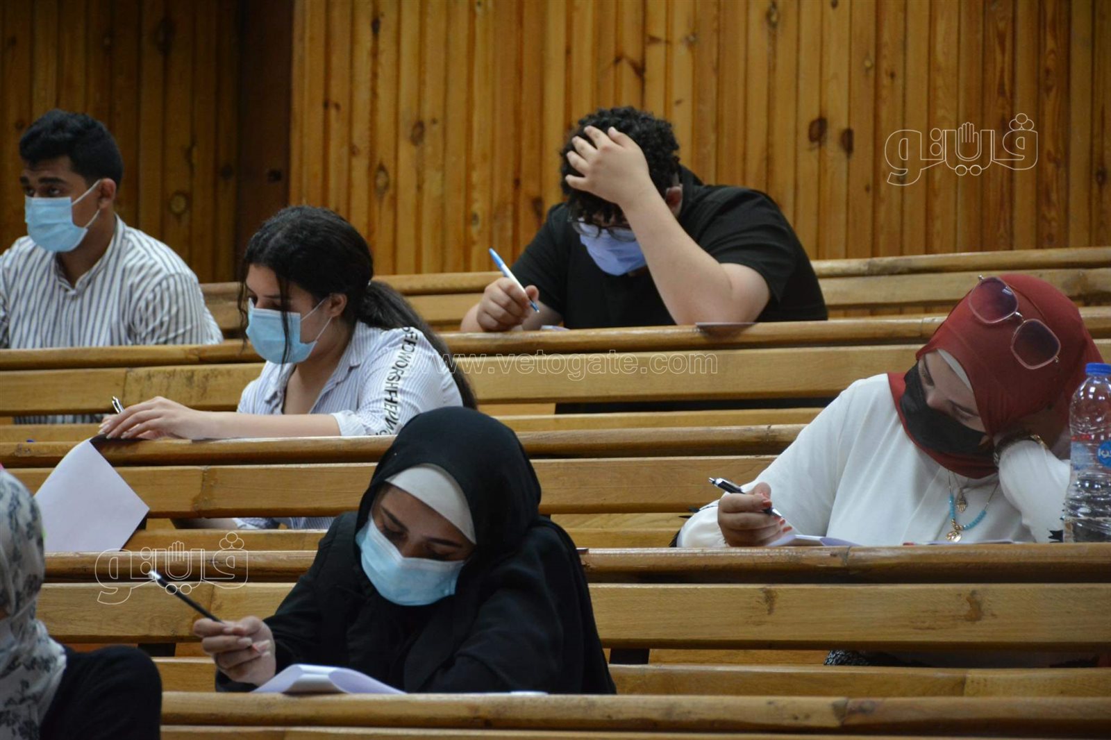 عميد إعلام القاهرة تتفقد امتحان القدرات لطلاب الثانوية (2)