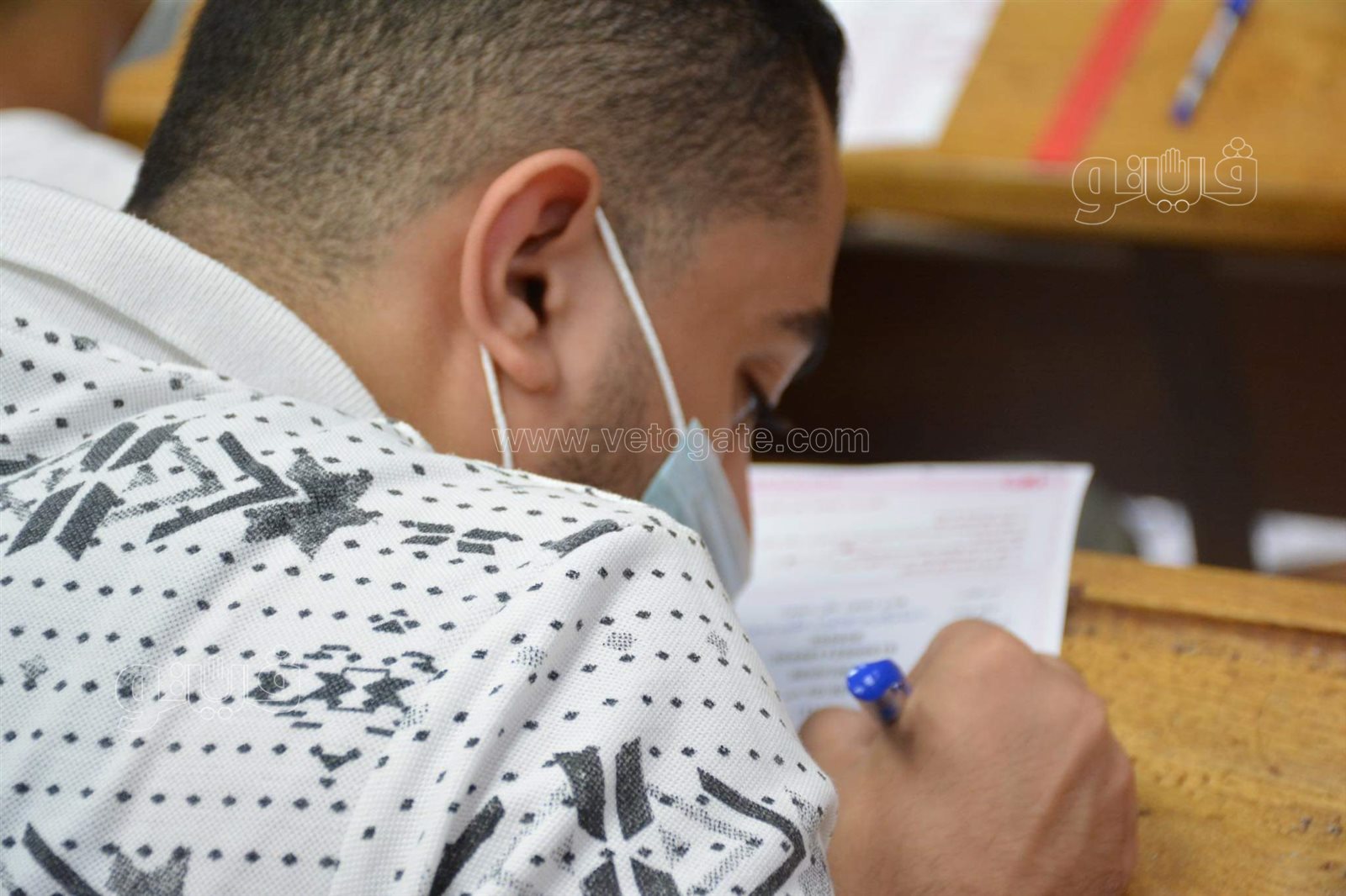 عميد إعلام القاهرة تتفقد امتحان القدرات لطلاب الثانوية (23)