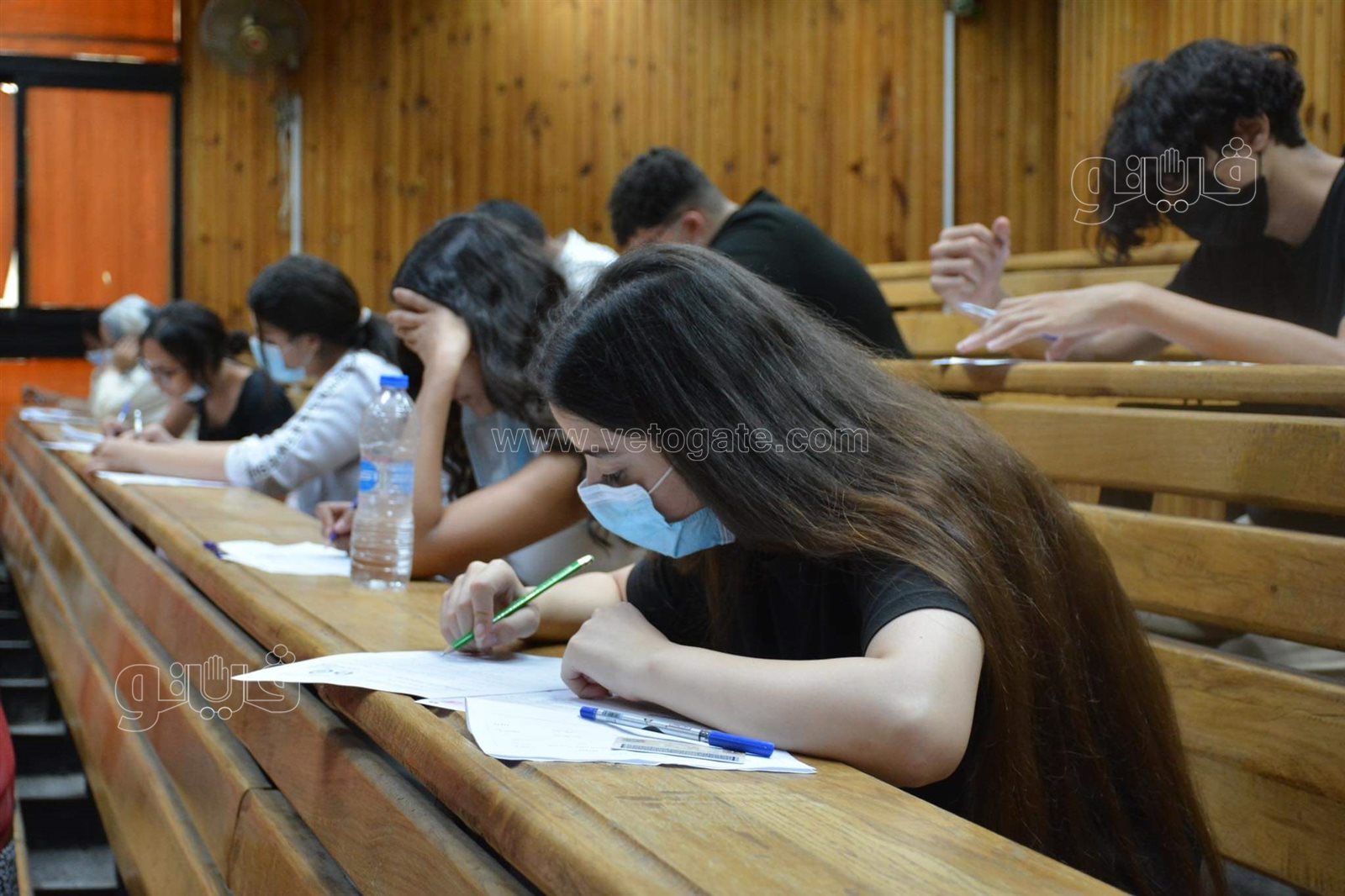 عميد إعلام القاهرة تتفقد امتحان القدرات لطلاب الثانوية (28)