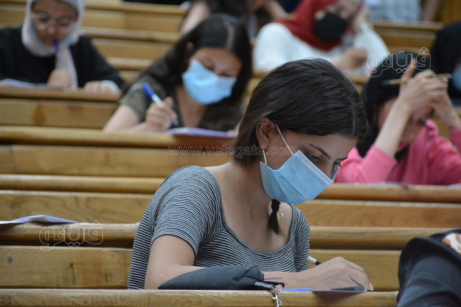 عميد إعلام القاهرة تتفقد امتحان القدرات لطلاب الثانوية (41)