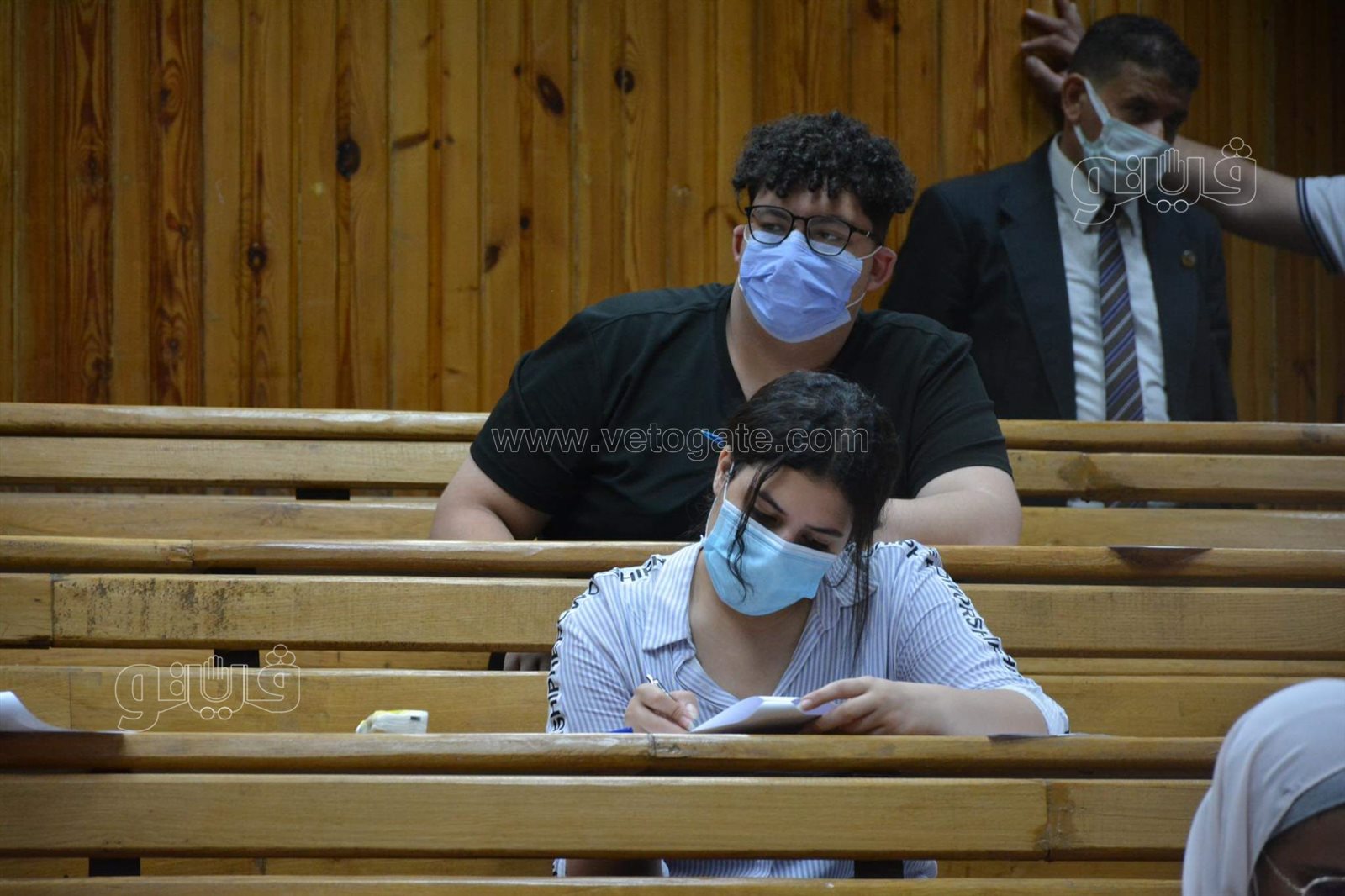 عميد إعلام القاهرة تتفقد امتحان القدرات لطلاب الثانوية (44)