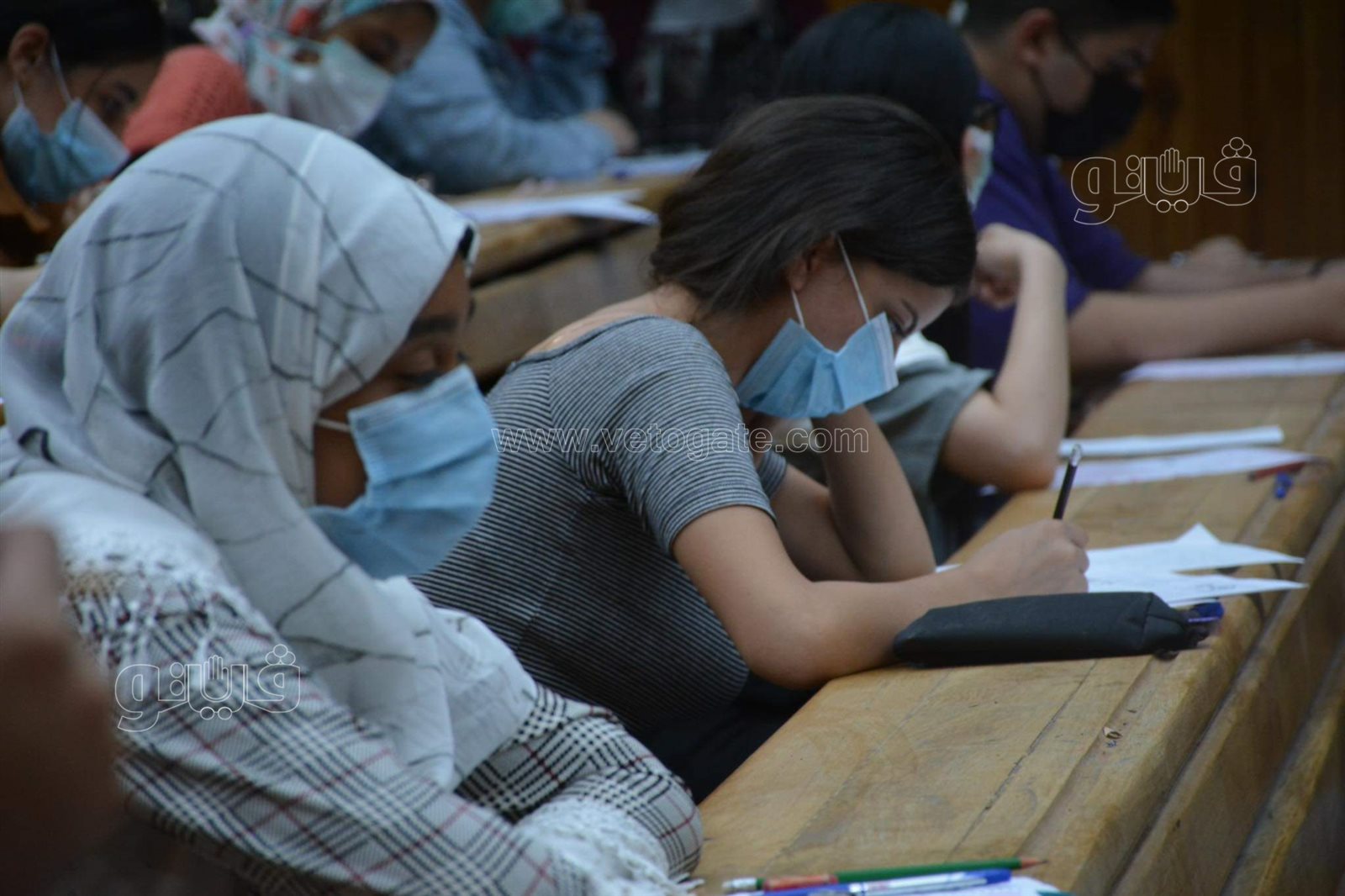 عميد إعلام القاهرة تتفقد امتحان القدرات لطلاب الثانوية (45)