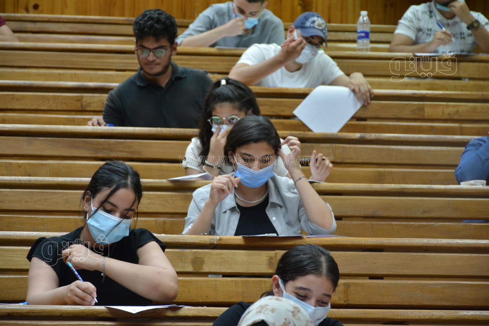 عميد إعلام القاهرة تتفقد امتحان القدرات لطلاب الثانوية (46)