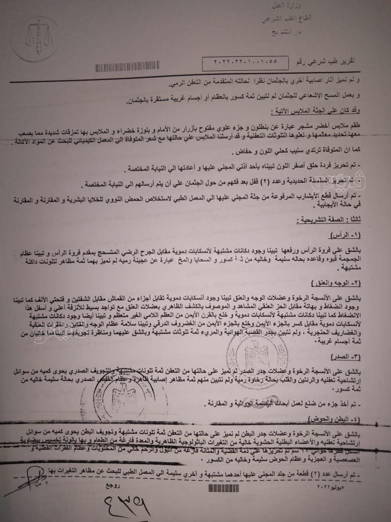 نص تحقيقات النيابة في قضية مقتل المذيعة شيماء جمال (20)