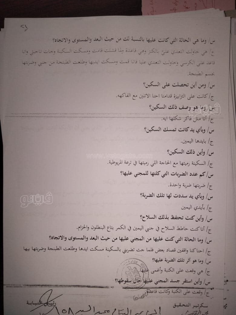 نص تحقيقات النيابة في قضية مقتل المذيعة شيماء جمال (76)