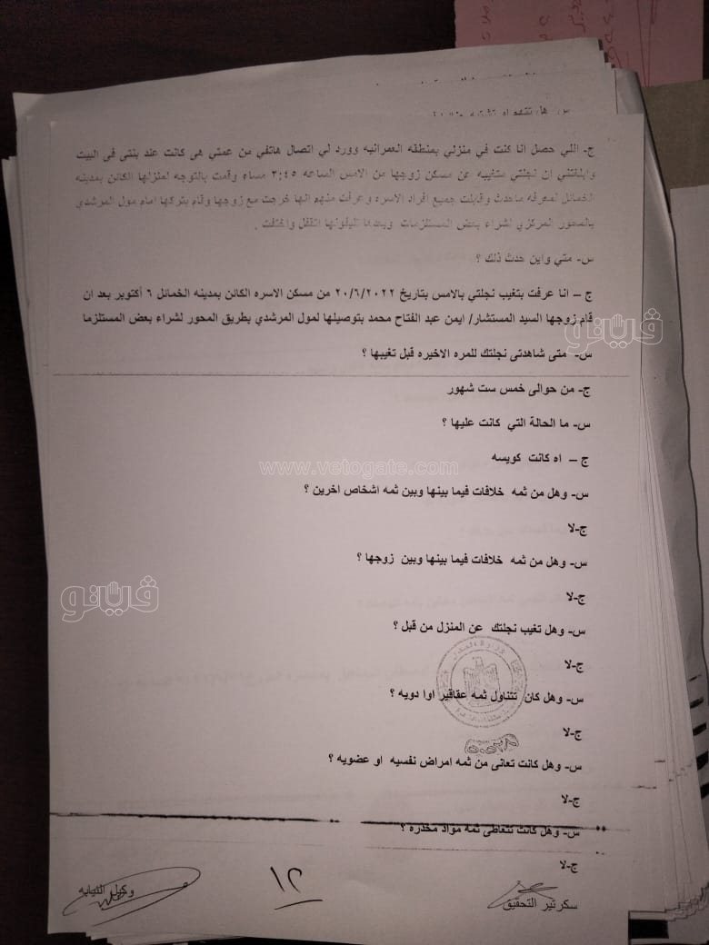 نص تحقيقات النيابة في قضية مقتل المذيعة شيماء جمال (132)