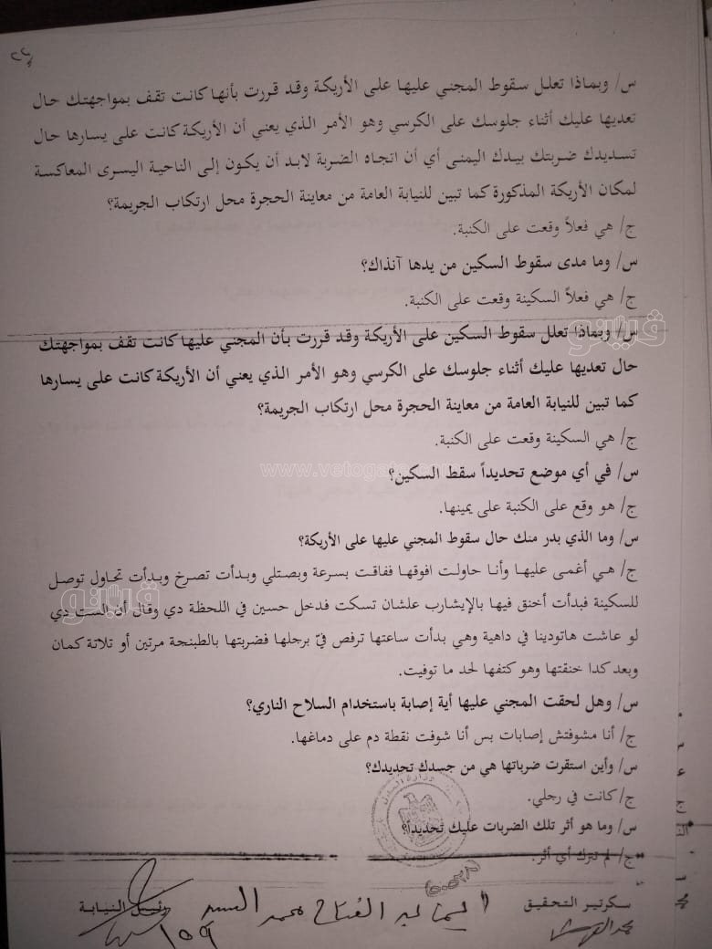 نص تحقيقات النيابة في قضية مقتل المذيعة شيماء جمال (196)