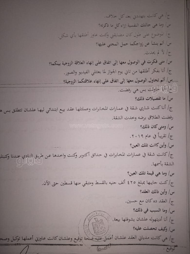 نص تحقيقات النيابة في قضية مقتل المذيعة شيماء جمال (299)