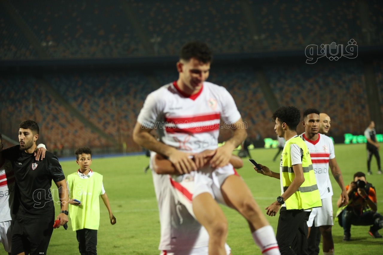 احتفالات لاعبي الزمالك (1)