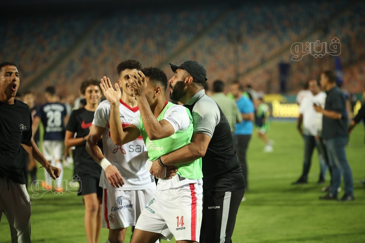احتفالات لاعبي الزمالك (5)
