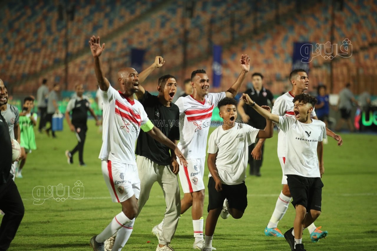 احتفالات لاعبي الزمالك (13)
