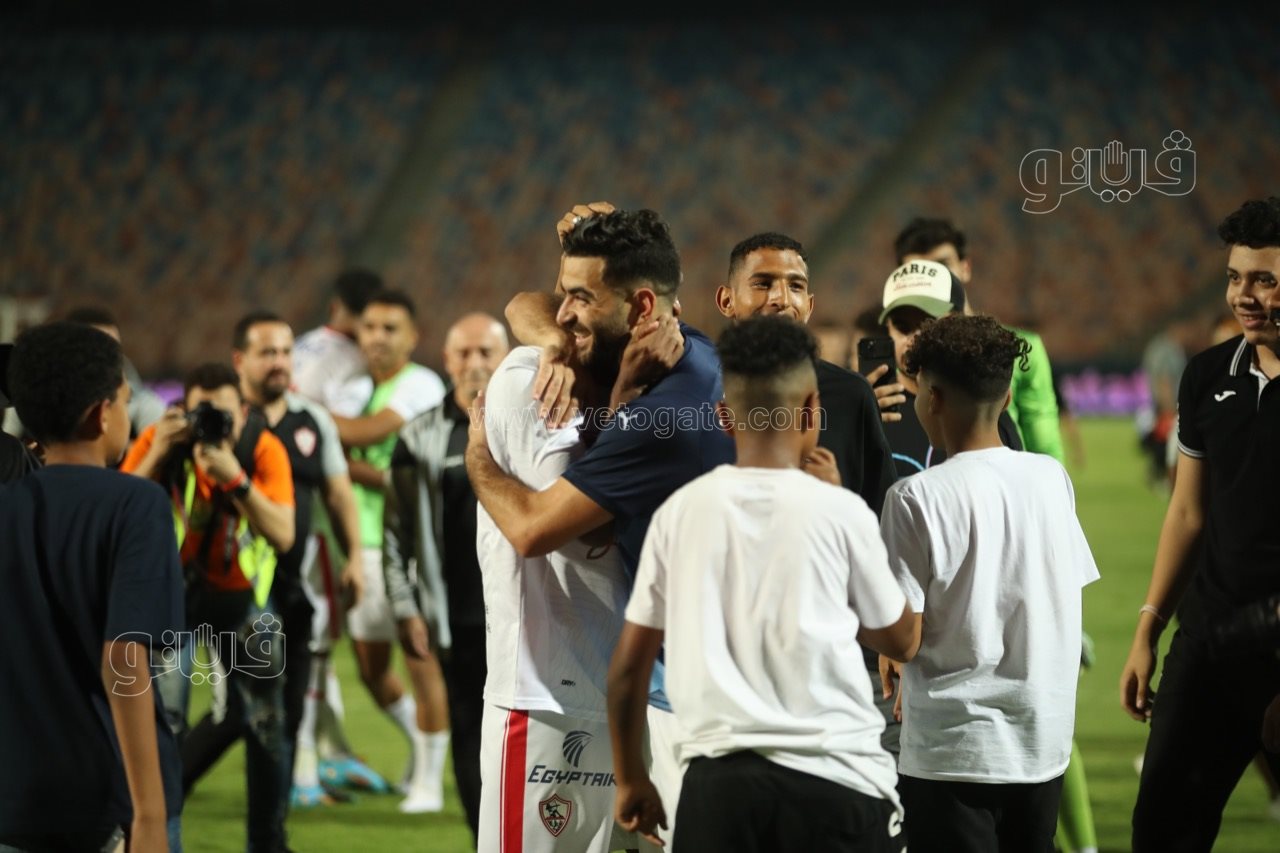 احتفالات لاعبي الزمالك (17)