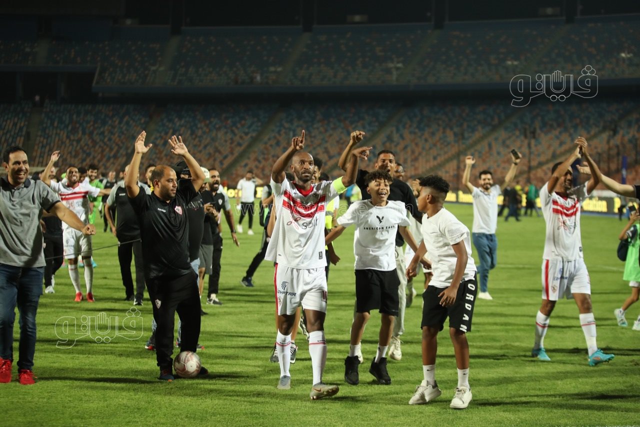 احتفالات لاعبي الزمالك (2)