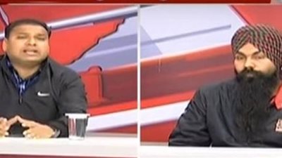 لحظة القبض على ضيف أحد البرامج التليفزيونية المباشرة| فيديو