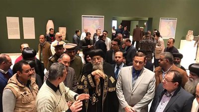 كلمة البابا تواضروس الثاني في سجل زيارات متحف سوهاج القومي| صور