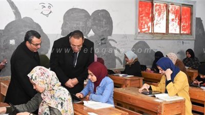 محافظ الشرقية يطالب بالتصدي للغش: الأسئلة من داخل المنهج
